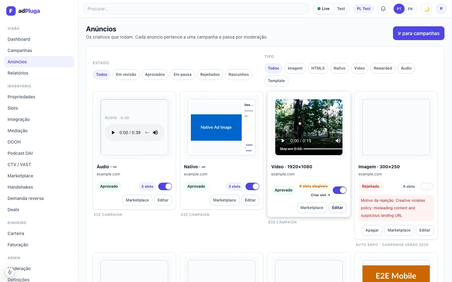 4. Create ads